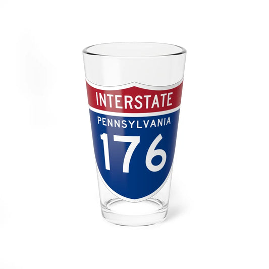 I-176 PA 1961 (Pennsylvania) (Road Sign) Pint Glss 16oz 16oz - Go Mug Yourself