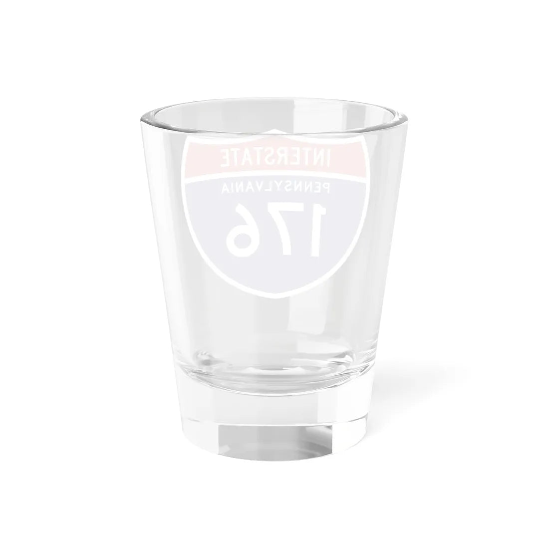 I-176 PA 1961 (Pennsylvania) (Road Sign) Shot Glass 1.5oz - Go Mug Yourself