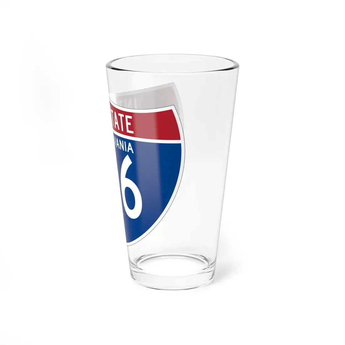 I-176 PA (Pennsylvania) (Road Sign) Pint Glass 16oz - Go Mug Yourself