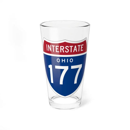 I-177 OH 1957 (Ohio) (Road Sign) Pint Glass 16oz 16oz - Go Mug Yourself