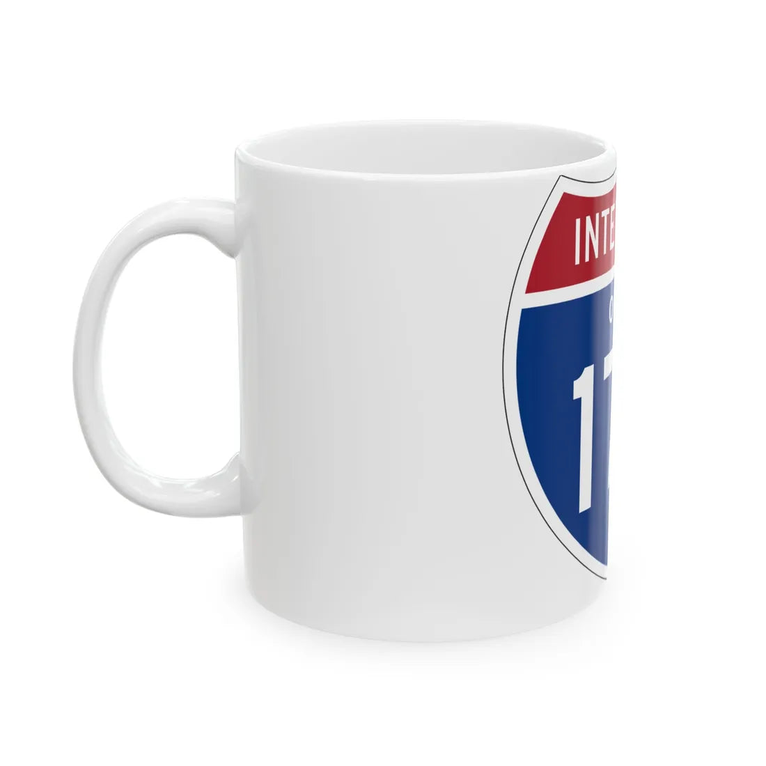 I-177 OH 1957 (Ohio) (Road Sign) White Coffee Mug - Go Mug Yourself