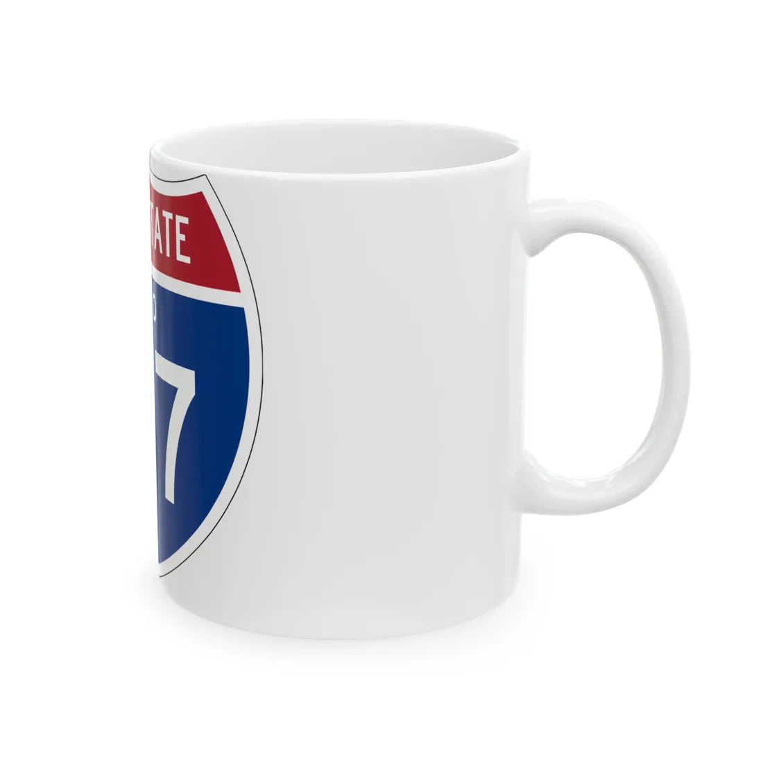 I-177 OH 1957 (Ohio) (Road Sign) White Coffee Mug - Go Mug Yourself