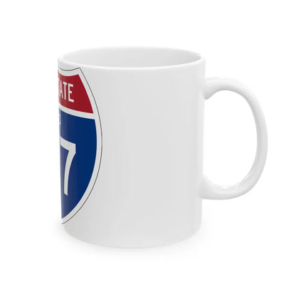 I-177 OH 1957 (Ohio) (Road Sign) White Coffee Mug - Go Mug Yourself