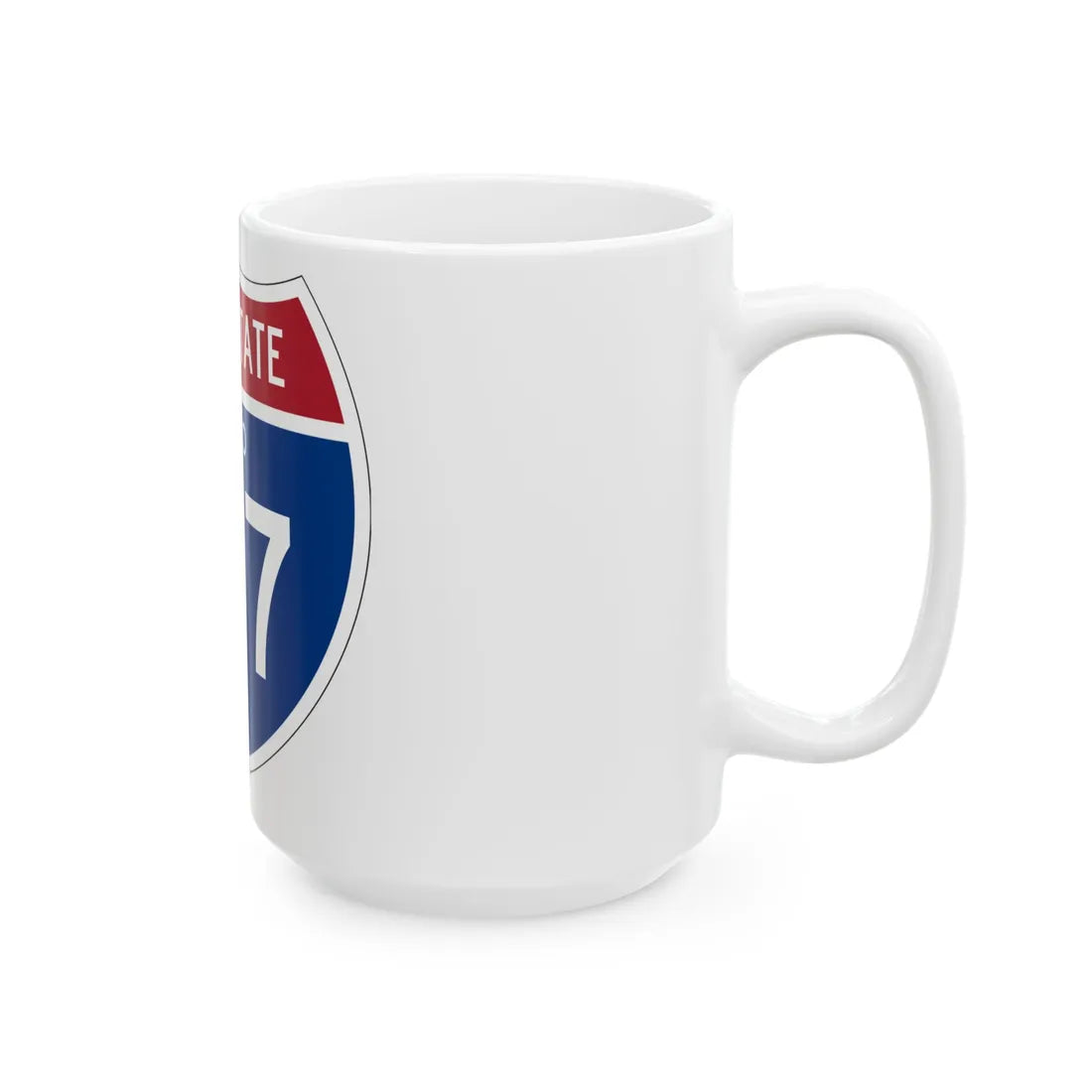 I-177 OH 1957 (Ohio) (Road Sign) White Coffee Mug - Go Mug Yourself