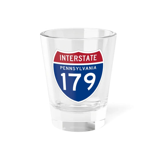 I-179 PA 1957 (Pennsylvania) (Road Sign) Shot Glass 1.5oz 1.5oz - Go Mug Yourself