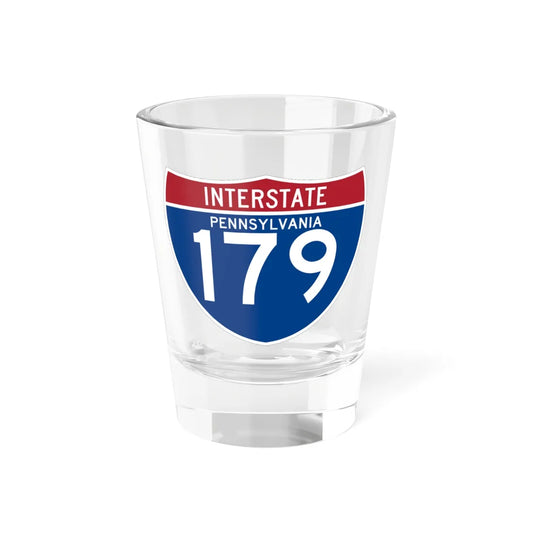 I-179 PA (Pennsylvania) (Road Sign) Shot Glass 1.5oz 1.5oz - Go Mug Yourself