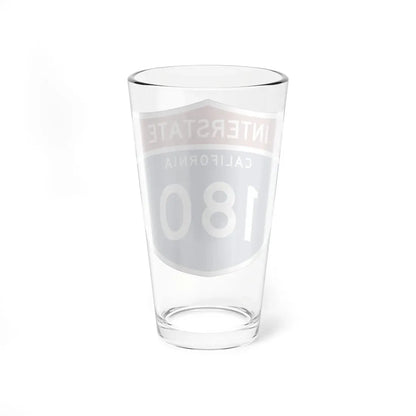 I-180 CA (California) (Road Sign) Pint Glass 16oz - Go Mug Yourself
