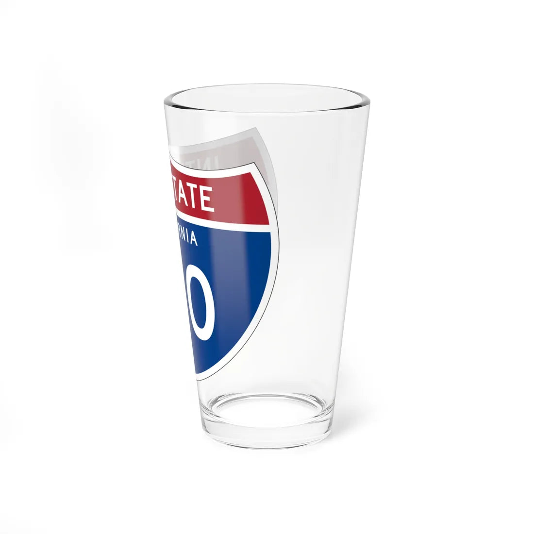 I-180 CA (California) (Road Sign) Pint Glss 16oz - Go Mug Yourself
