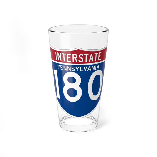 I-180 PA (Pennsylvania) (Road Sign) Pint Glss 16oz 16oz - Go Mug Yourself