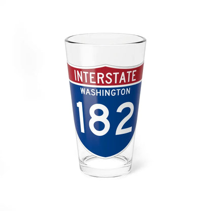 I-182 WA Metric (Washington) (Road Sign) Pint Glass 16oz 16oz - Go Mug Yourself