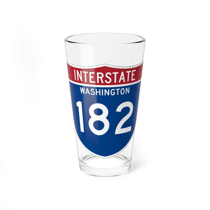 I-182 WA Metric (Washington) (Road Sign) Pint Glss 16oz 16oz - Go Mug Yourself