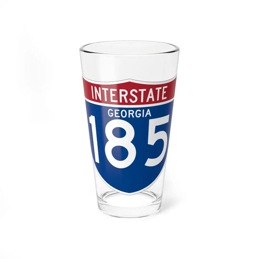 I-185 GA (Georgia) (Road Sign) Pint Glass 16oz 16oz - Go Mug Yourself