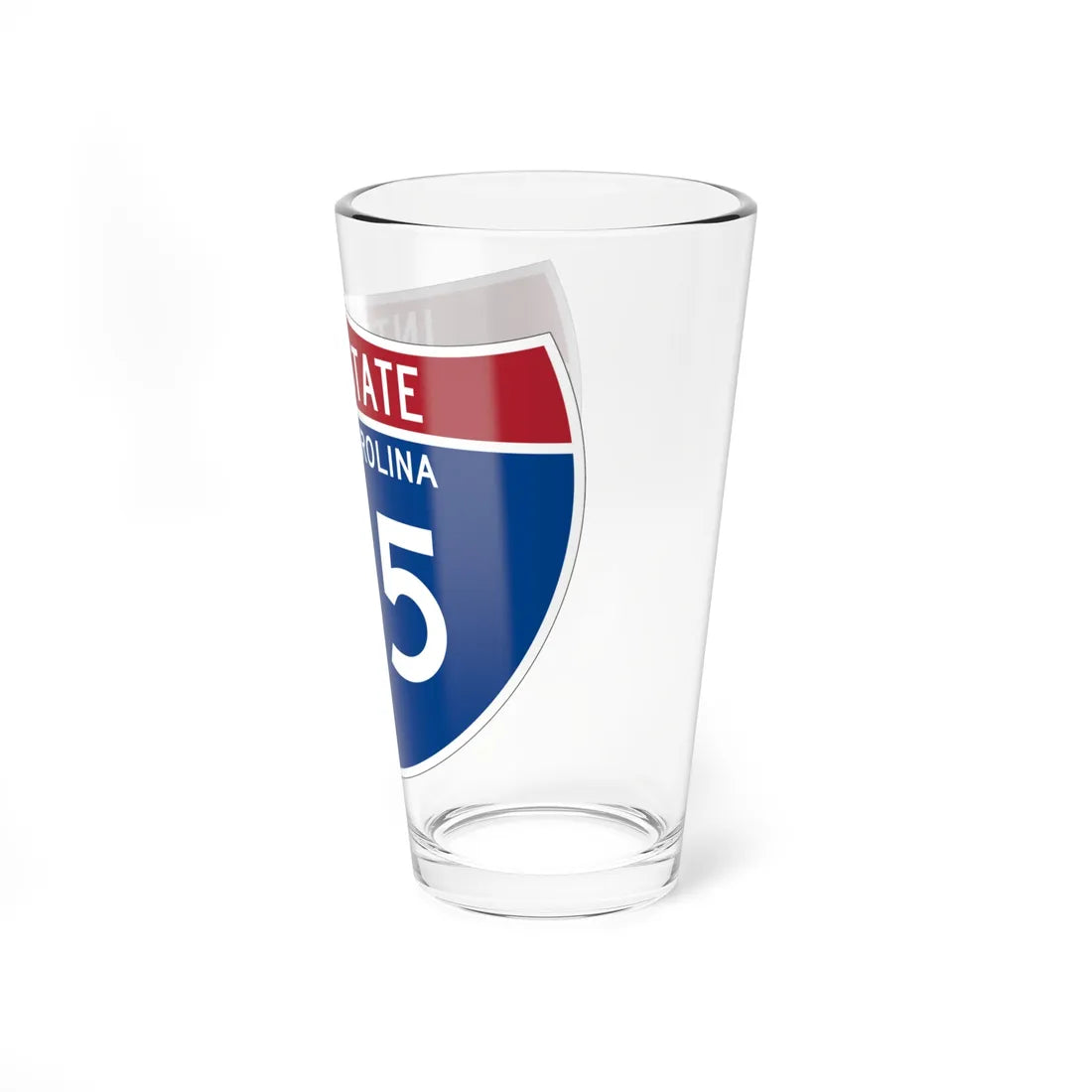 I-185 SC Metric (South Carolina) (Road Sign) Pint Glass 16oz - Go Mug Yourself