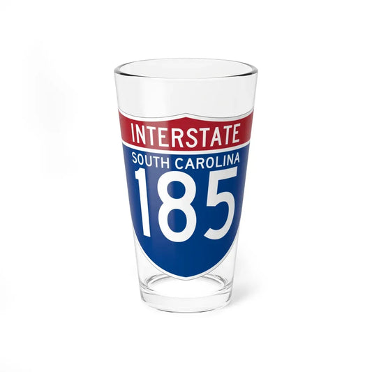 I-185 SC (South Carolina) (Road Sign) Pint Glass 16oz 16oz - Go Mug Yourself