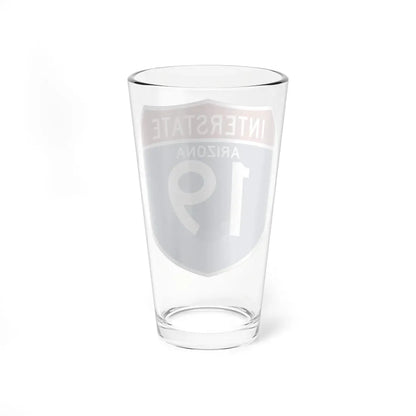 I-19 AZ (Arizona) (Road Sign) Pint Glass 16oz - Go Mug Yourself