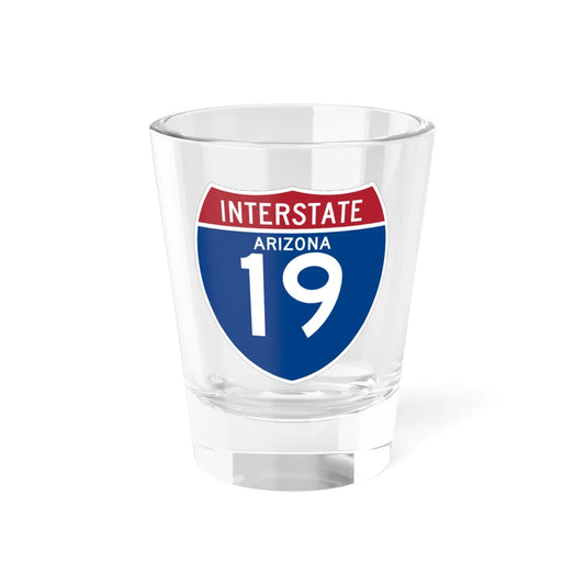 I-19 AZ (Arizona) (Road Sign) Shot Glass 1.5oz 1.5oz - Go Mug Yourself