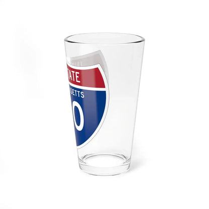 I-190 MA 1961 (Massachusetts) (Road Sign) Pint Glass 16oz - Go Mug Yourself
