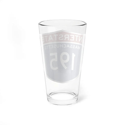 I-195 MA (Massachusetts) (Road Sign) Pint Glss 16oz - Go Mug Yourself
