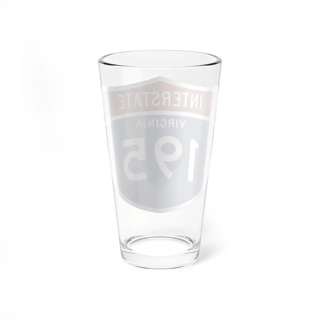 I-195 VA 1961 (Virginia) (Road Sign) Pint Glass 16oz - Go Mug Yourself