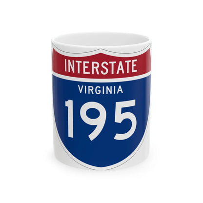 I-195 VA 1961 (Virginia) (Road Sign) White Coffee Mug 11oz - Go Mug Yourself
