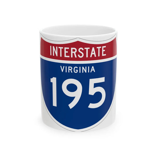 I-195 VA 1961 (Virginia) (Road Sign) White Coffee Mug 11oz - Go Mug Yourself