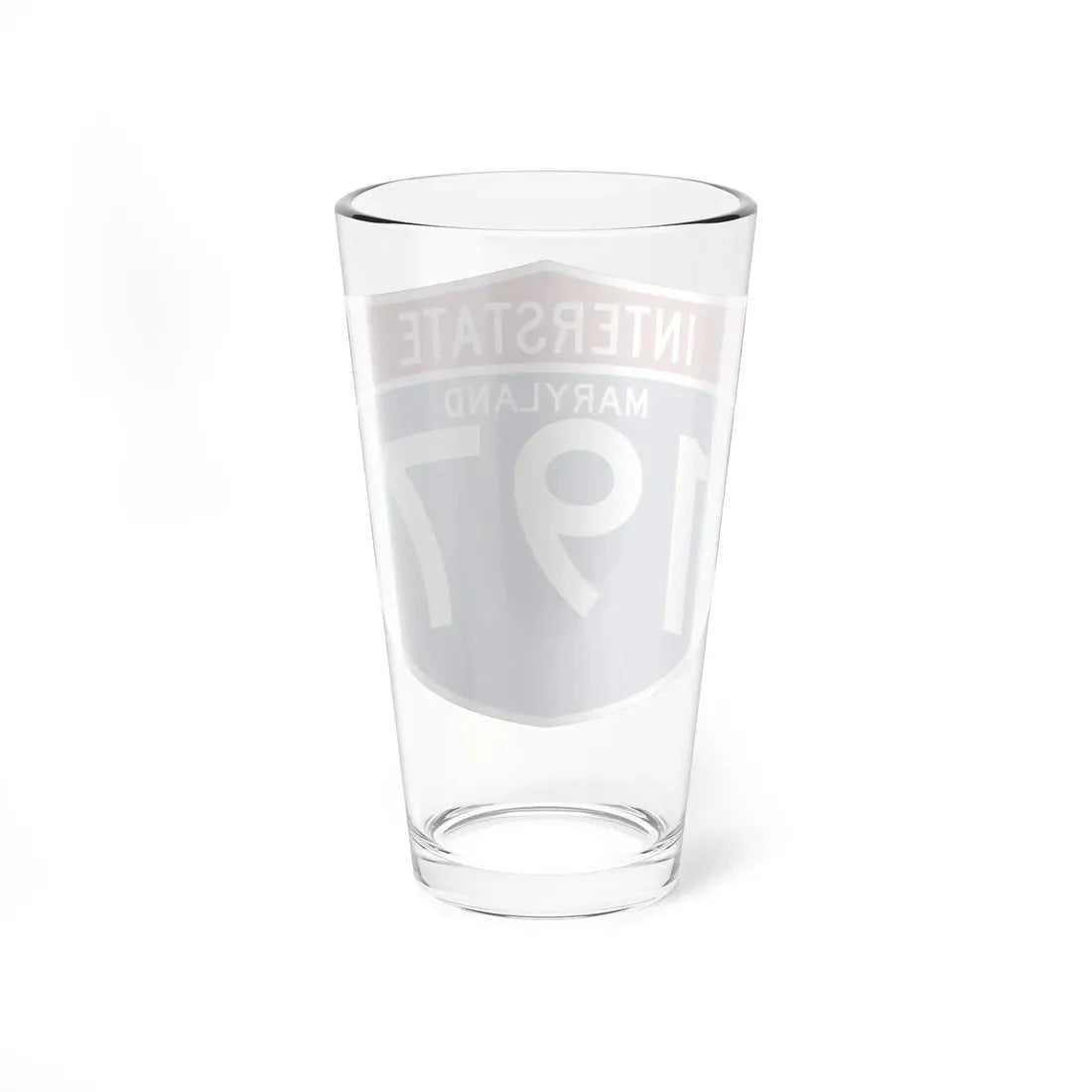 I-197 MD (Maryland) (Road Sign) Pint Glass 16oz - Go Mug Yourself