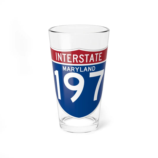I-197 MD (Maryland) (Road Sign) Pint Glss 16oz 16oz - Go Mug Yourself