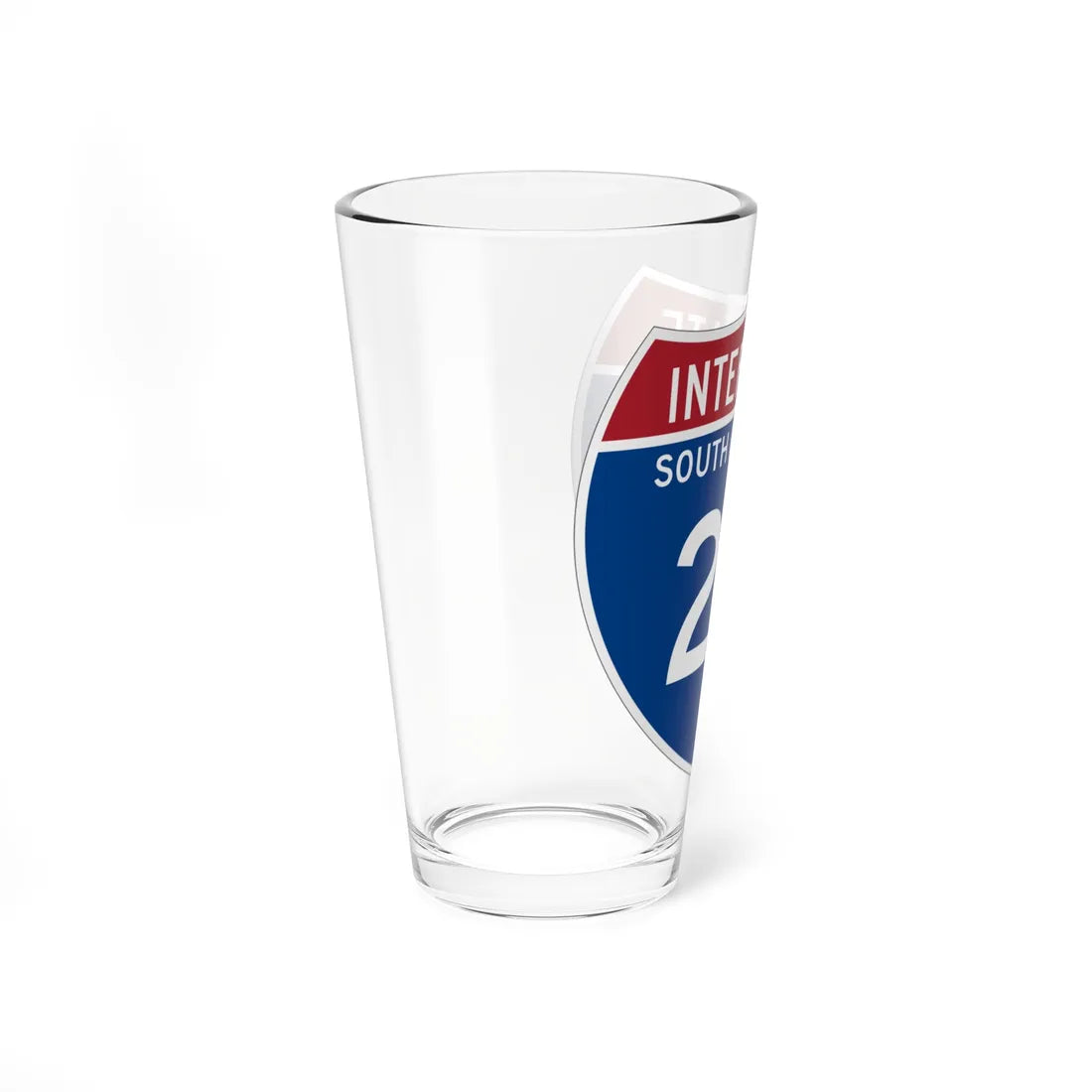 I-20 SC Metric (South Carolina) (Road Sign) Pint Glass 16oz - Go Mug Yourself