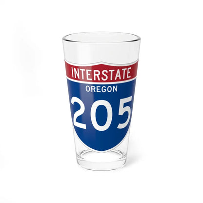 I-205 OR Metric (Oregon) (Road Sign) Pint Glass 16oz 16oz - Go Mug Yourself