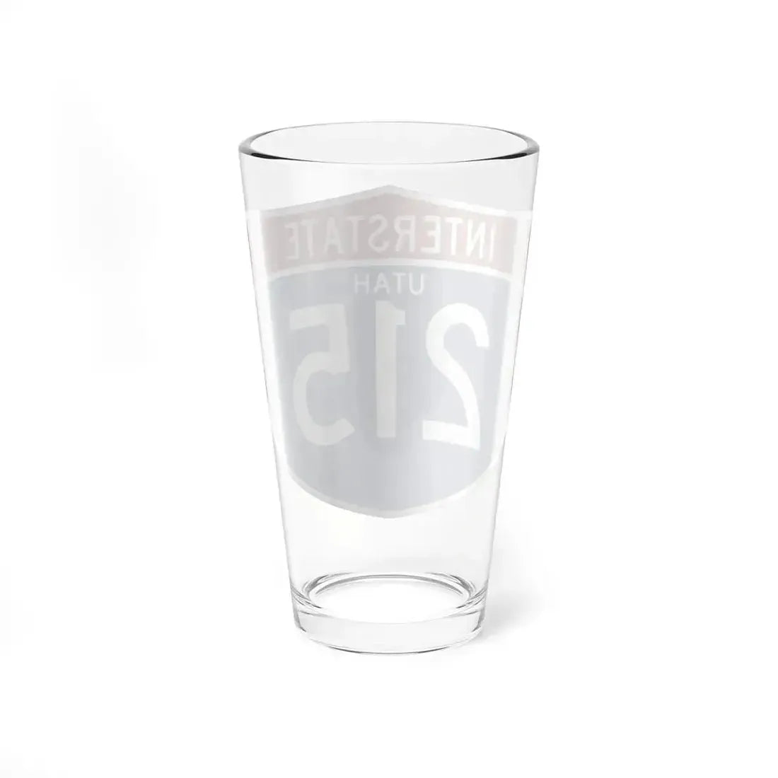 I-215 UT (Utah) (Road Sign) Pint Glass 16oz - Go Mug Yourself