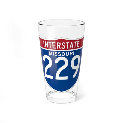 I-229 MO (Missouri) (Road Sign) Pint Glass 16oz 16oz - Go Mug Yourself
