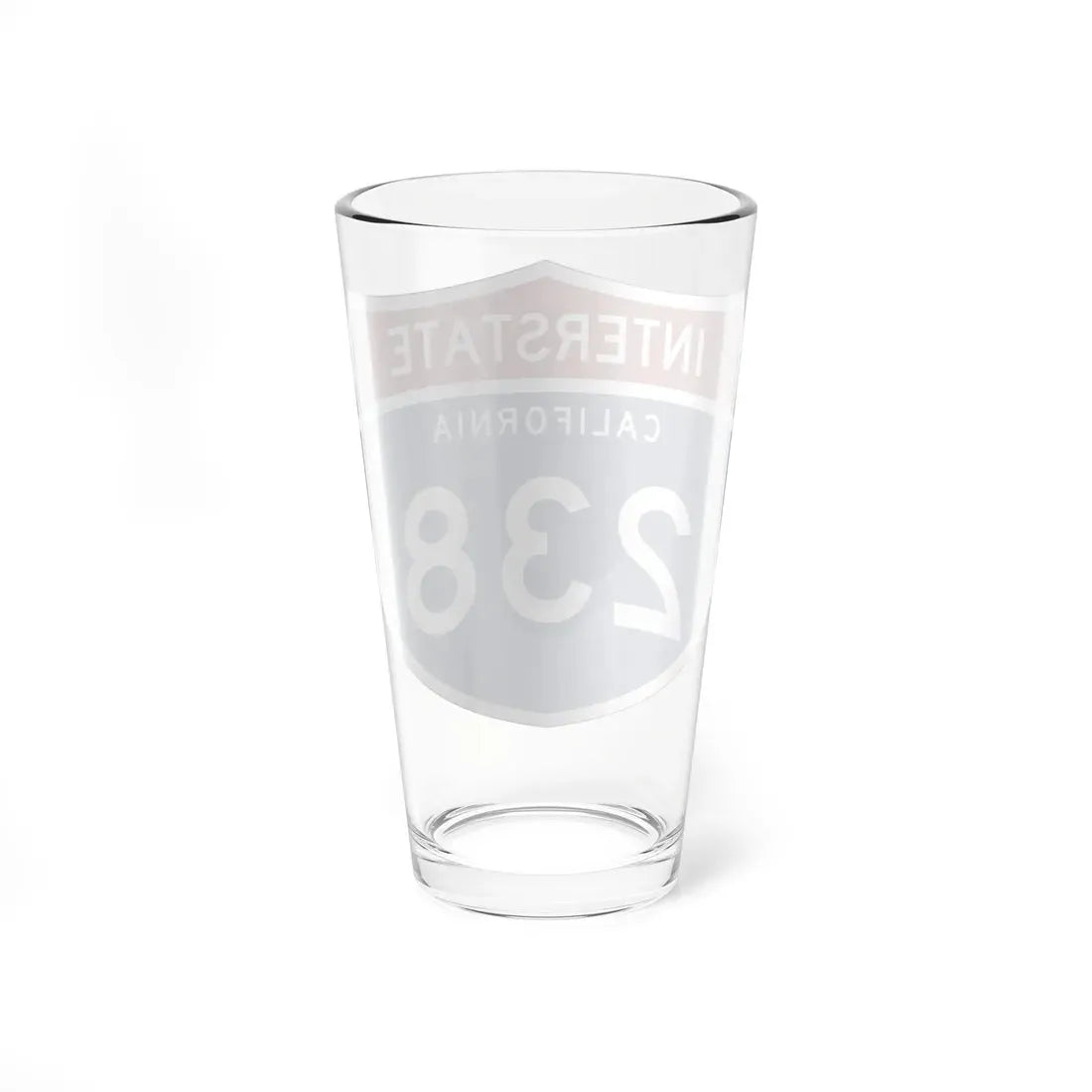 I-238 CA (California) (Road Sign) Pint Glass 16oz - Go Mug Yourself