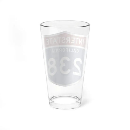 I-238 CA (California) (Road Sign) Pint Glass 16oz - Go Mug Yourself