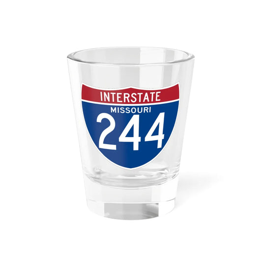 I-244 MO (Missouri) (Road Sign) Shot Glass 1.5oz 1.5oz - Go Mug Yourself