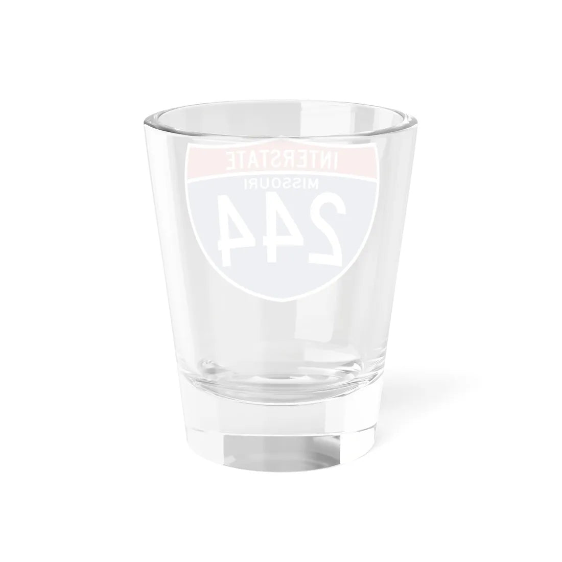 I-244 MO (Missouri) (Road Sign) Shot Glass 1.5oz - Go Mug Yourself