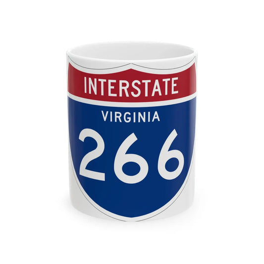 I-266 VA 1961 (Virginia) (Road Sign) White Coffee Mug 11oz - Go Mug Yourself