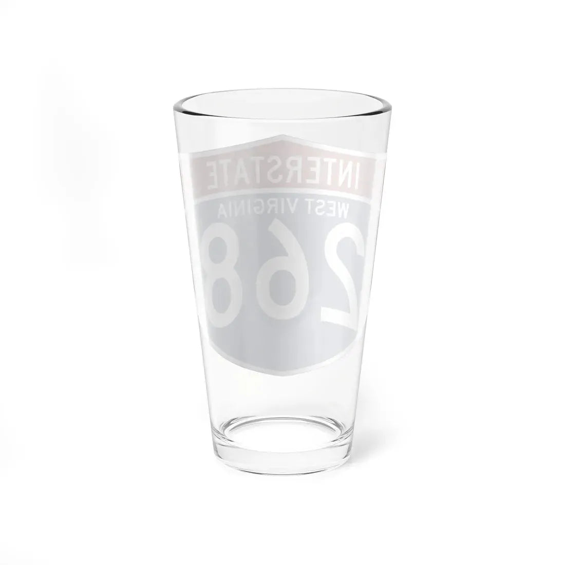 I-268 WV (Virginia) (Road Sign) Pint Glass 16oz - Go Mug Yourself