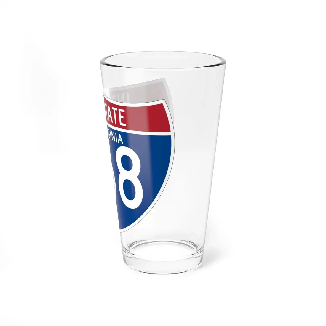 I-268 WV (Virginia) (Road Sign) Pint Glass 16oz - Go Mug Yourself
