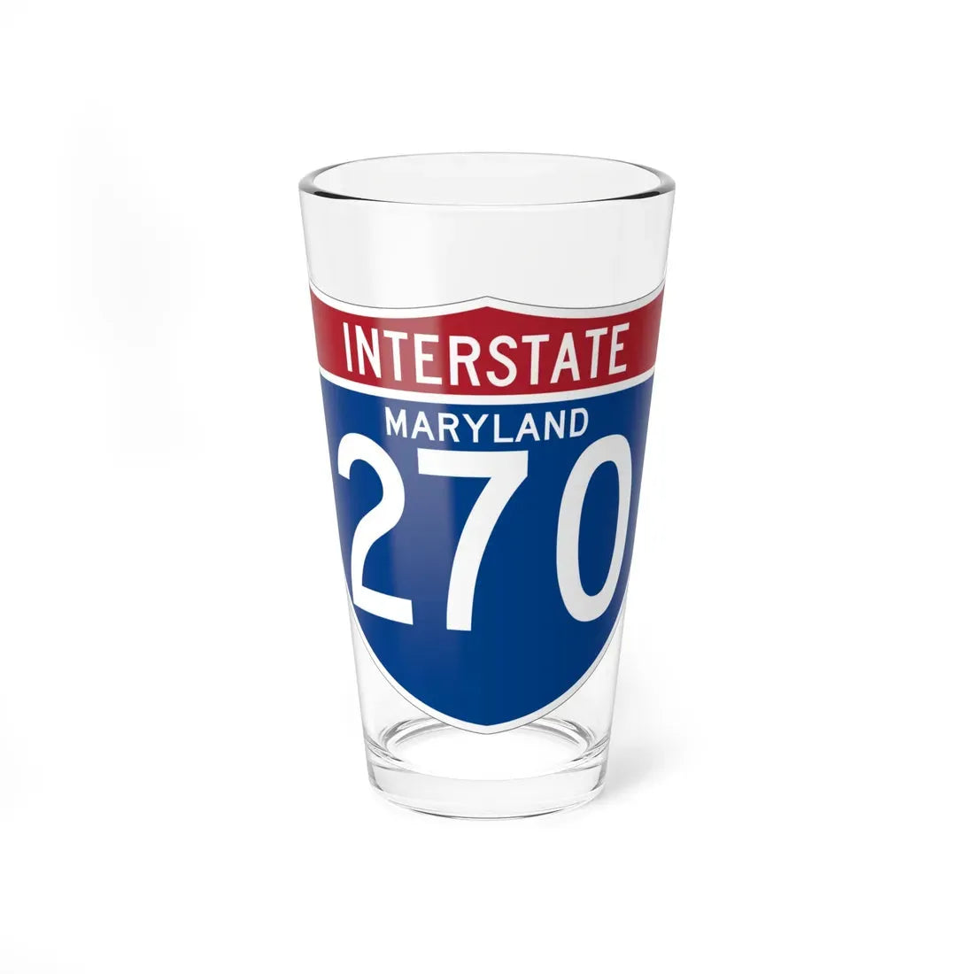 I-270 MD (Maryland) (Road Sign) Pint Glass 16oz 16oz - Go Mug Yourself