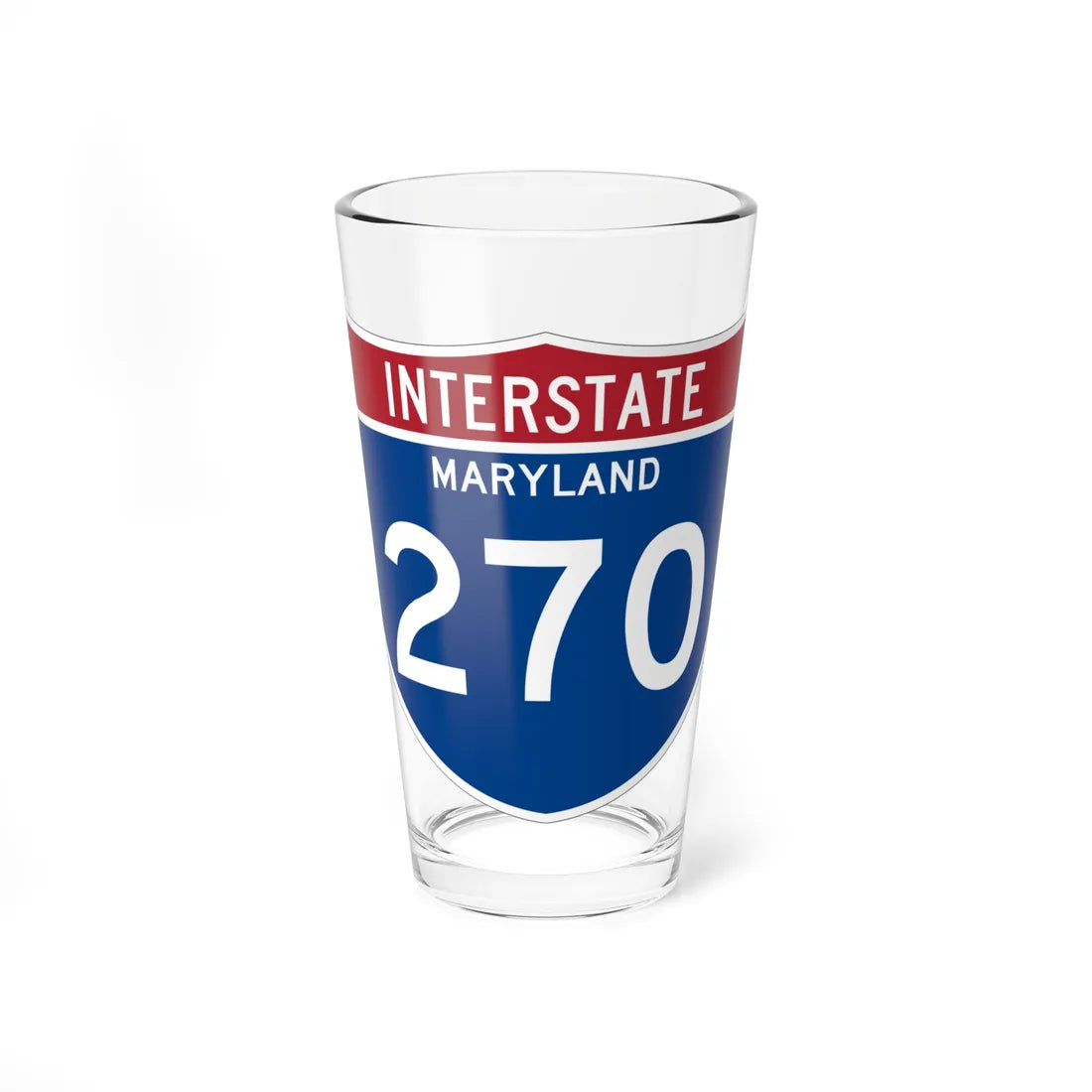 I-270 MD Metric (Maryland) (Road Sign) Pint Glss 16oz 16oz - Go Mug Yourself