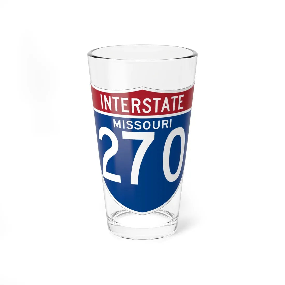 I-270 MO (Missouri) (Road Sign) Pint Glass 16oz 16oz - Go Mug Yourself