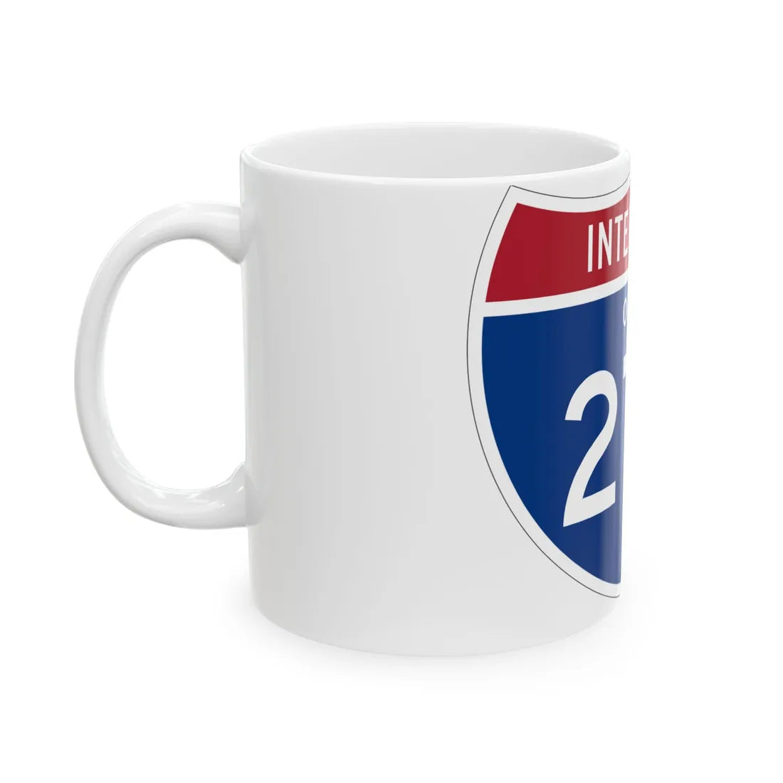 I-270 OH 1961 (Ohio) (Road Sign) White Coffee Mug - Go Mug Yourself