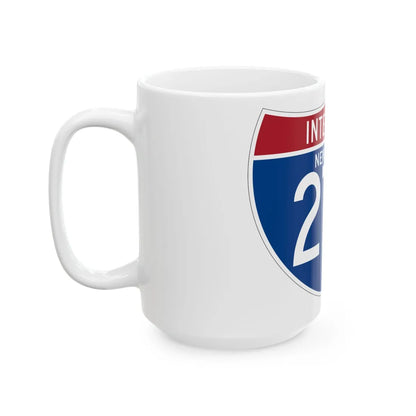 I-278 NJ (New Jersey) (Road Sign) White Coffee Mug - Go Mug Yourself