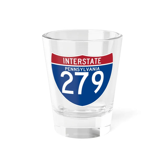 I-279 PA (Pennsylvania) (Road Sign) Shot Glass 1.5oz 1.5oz - Go Mug Yourself
