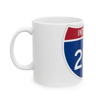 I-280 OH 1961 (Ohio) (Road Sign) White Coffee Mug - Go Mug Yourself