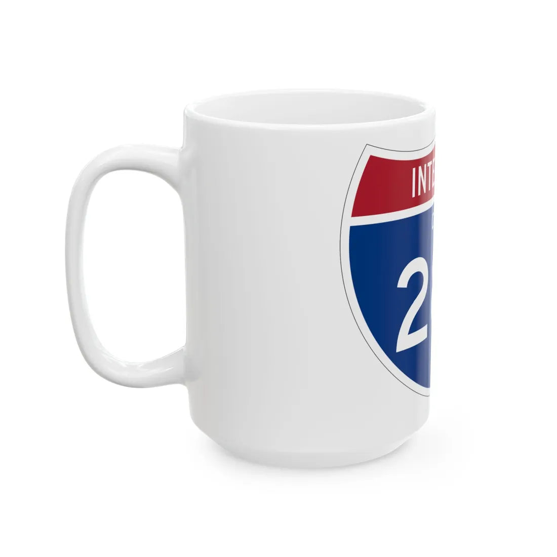 I-280 OH 1961 (Ohio) (Road Sign) White Coffee Mug - Go Mug Yourself