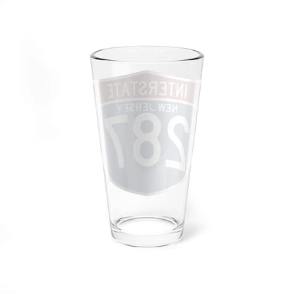 I-287 NJ (New Jersey) (Road Sign) Pint Glss 16oz - Go Mug Yourself