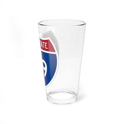 I-29 IA 1957 (Iowa) (Road Sign) Pint Glss 16oz - Go Mug Yourself