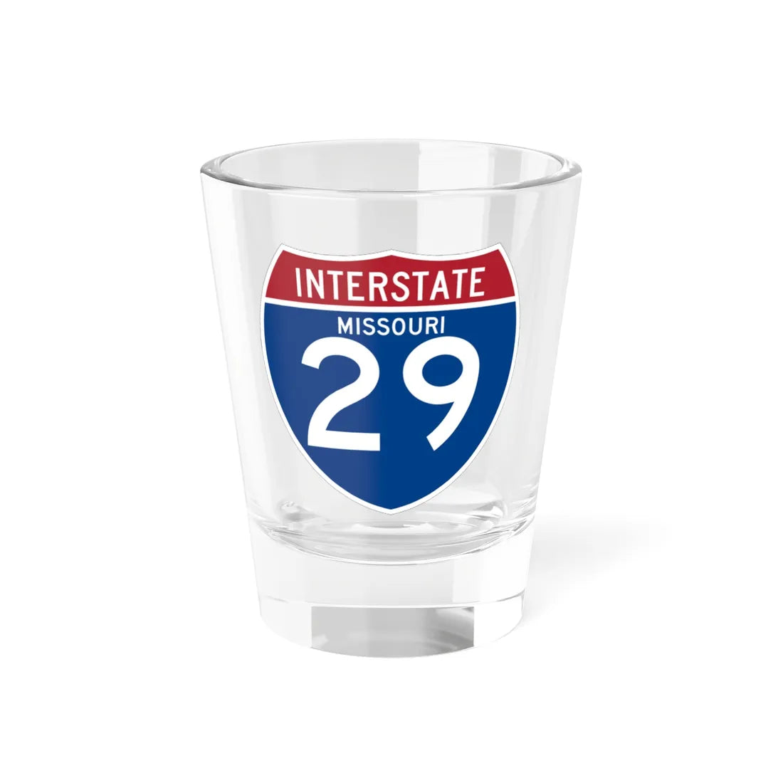 I-29 MO (Missouri) (Road Sign) Shot Glass 1.5oz 1.5oz - Go Mug Yourself