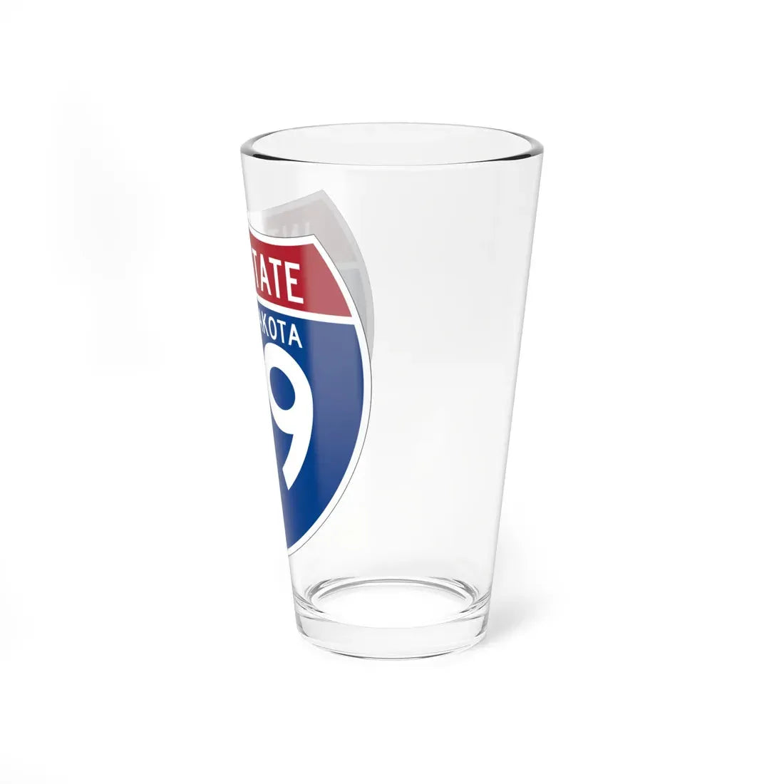 I-29 ND (North Dakota) (Road Sign) Pint Glass 16oz - Go Mug Yourself